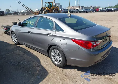 2011 Hyundai Sonata Gls z USA, uszkodzony, nr VIN 5NPEB4ACXBH249640